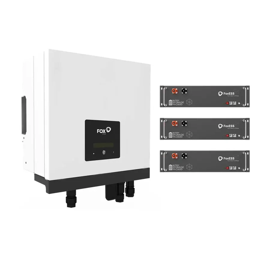FoxESS home battery modules with compatible inverter